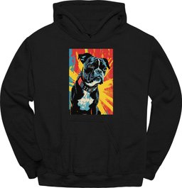 French Bulldog Punk Dog Hoodie Gift For Dog Lover