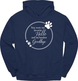 Favorite Hello Hoodie Gift For Dog Lover