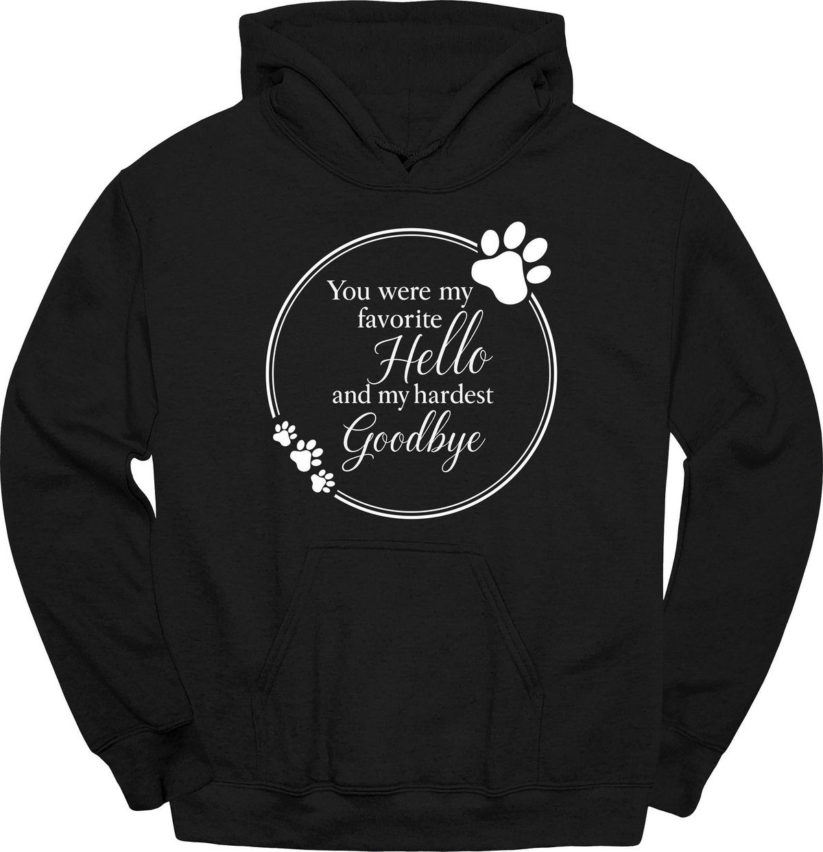 Favorite Hello Hoodie Gift For Dog Lover