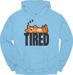 Finnish Spitz Tired Dog Hoodie Gift For Dog Lover