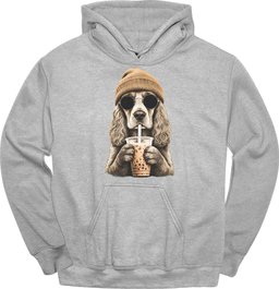 Cocker Spaniel Hipster Dog Hoodie Gift For Dog Lover