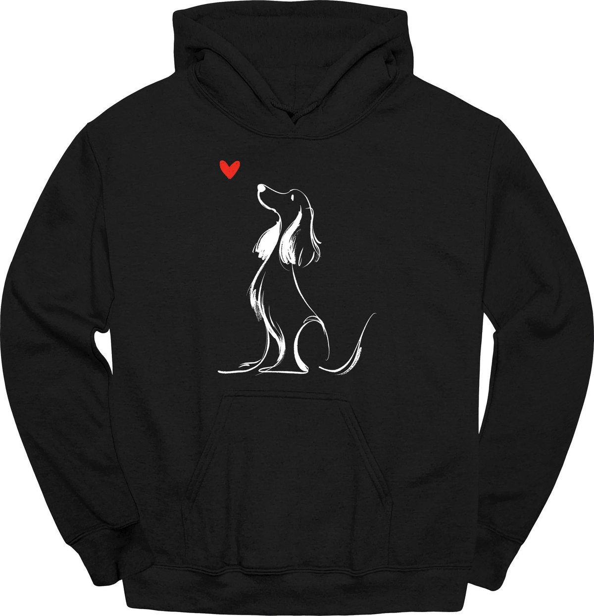 Cocker Spaniel Sketch Dog Hoodie Gift For Dog Lover