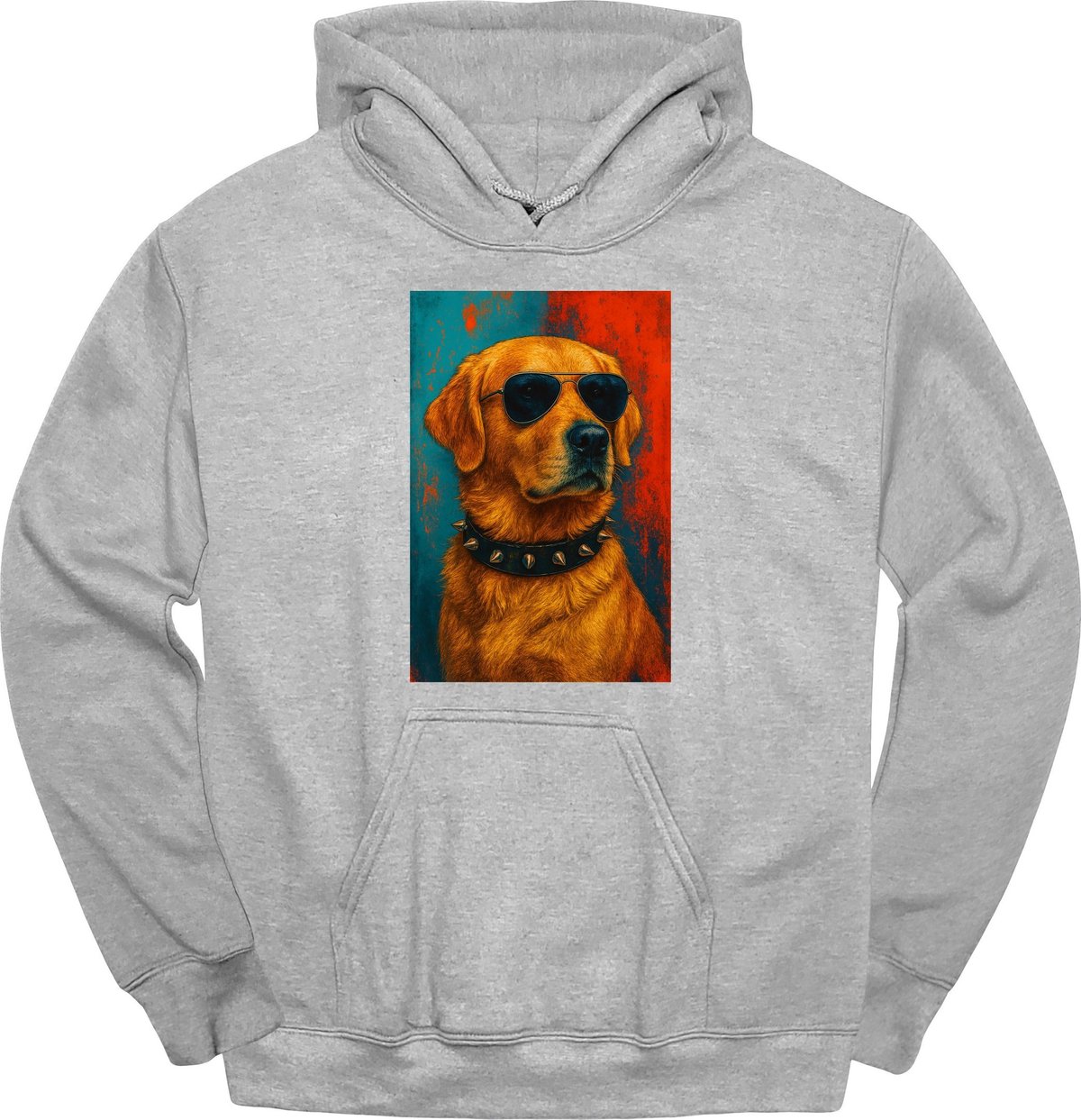 Golden Retriever Punk Dog Hoodie Gift For Dog Lover