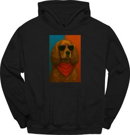Cocker Spaniel Punk Dog Hoodie Gift For Dog Lover
