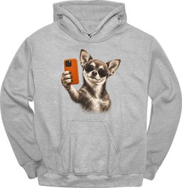 Chihuahua Selfie Dog Hoodie Gift For Dog Lover