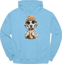 Dalmatian Hipster Dog Hoodie Gift For Dog Lover