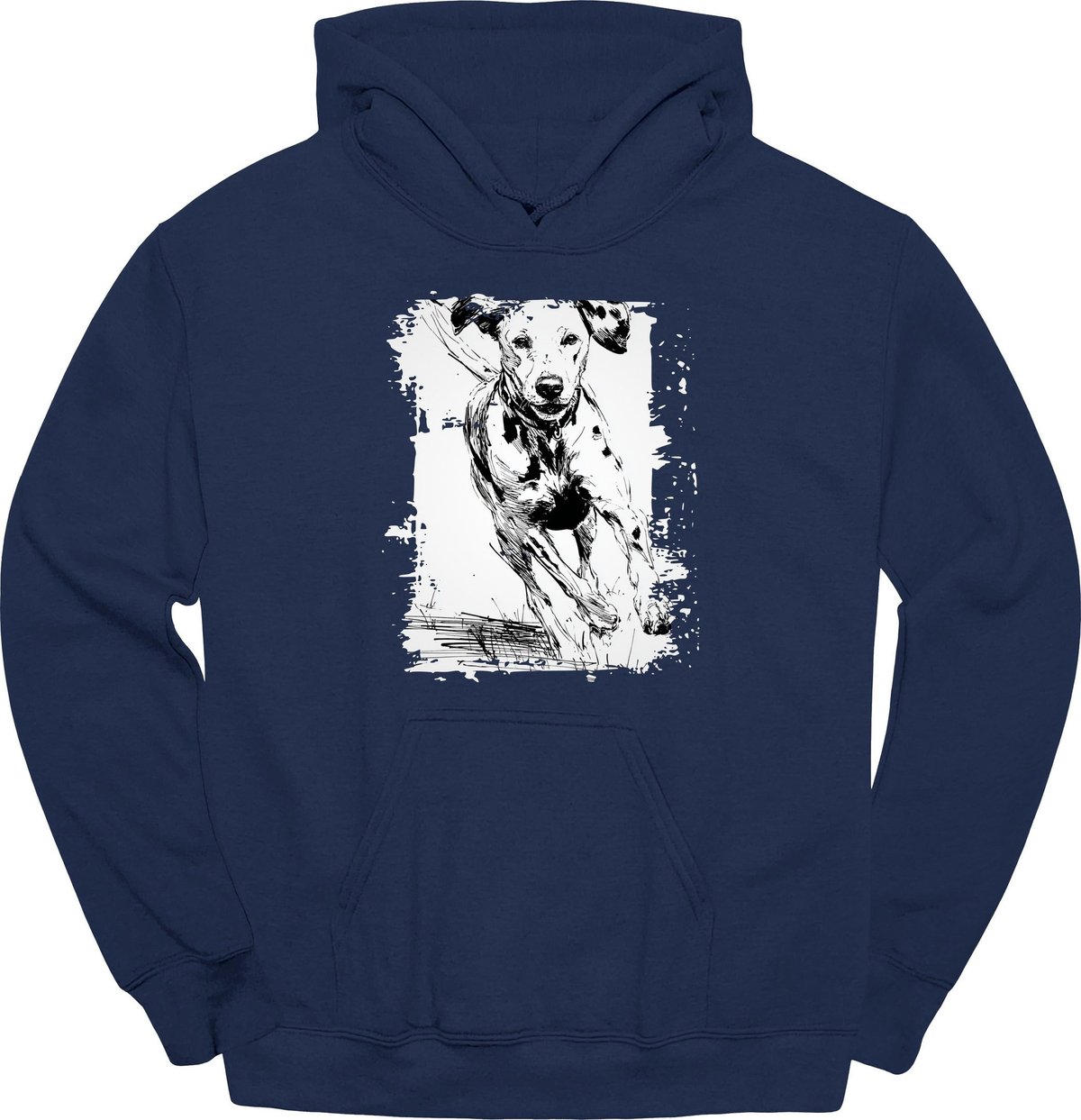 Dalmatian Running Dog Hoodie Gift For Dog Lover