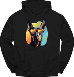 Doberman Top Dog Hoodie Gift For Dog Lover