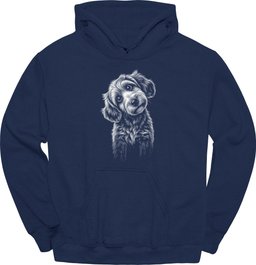 Cockapoo Tilted Dog Hoodie Gift For Dog Lover