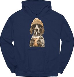 German Shorthaired Pointer Hipster Dog Hoodie Gift For Dog Lover