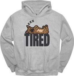 Dutch Shepherd Tired Dog Hoodie Gift For Dog Lover
