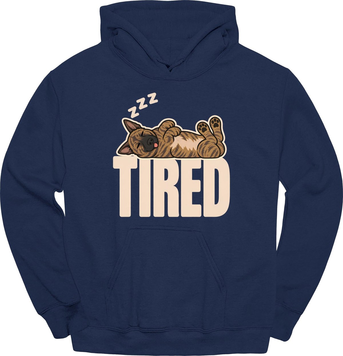 Dutch Shepherd Tired Dog Hoodie Gift For Dog Lover