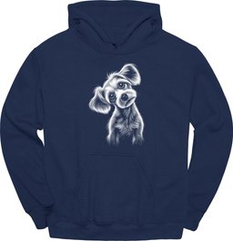 Chinese Crested Tilted Dog Hoodie Gift For Dog Lover