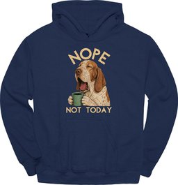 Bracco Italiano Not Today Hoodie Gift For Dog Lover