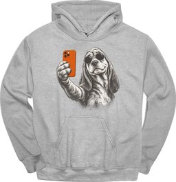 Bloodhound Selfie Dog Hoodie Gift For Dog Lover