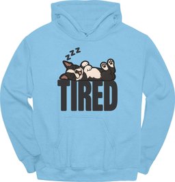 Boston Terrier Tired Dog Hoodie Gift For Dog Lover