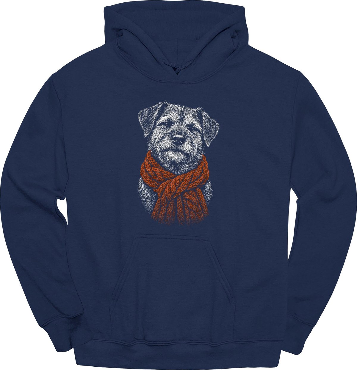 Border Terrier Winter Dog Hoodie Gift For Dog Lover