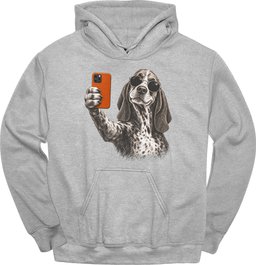 Bracco Italiano Selfie Dog Hoodie Gift For Dog Lover