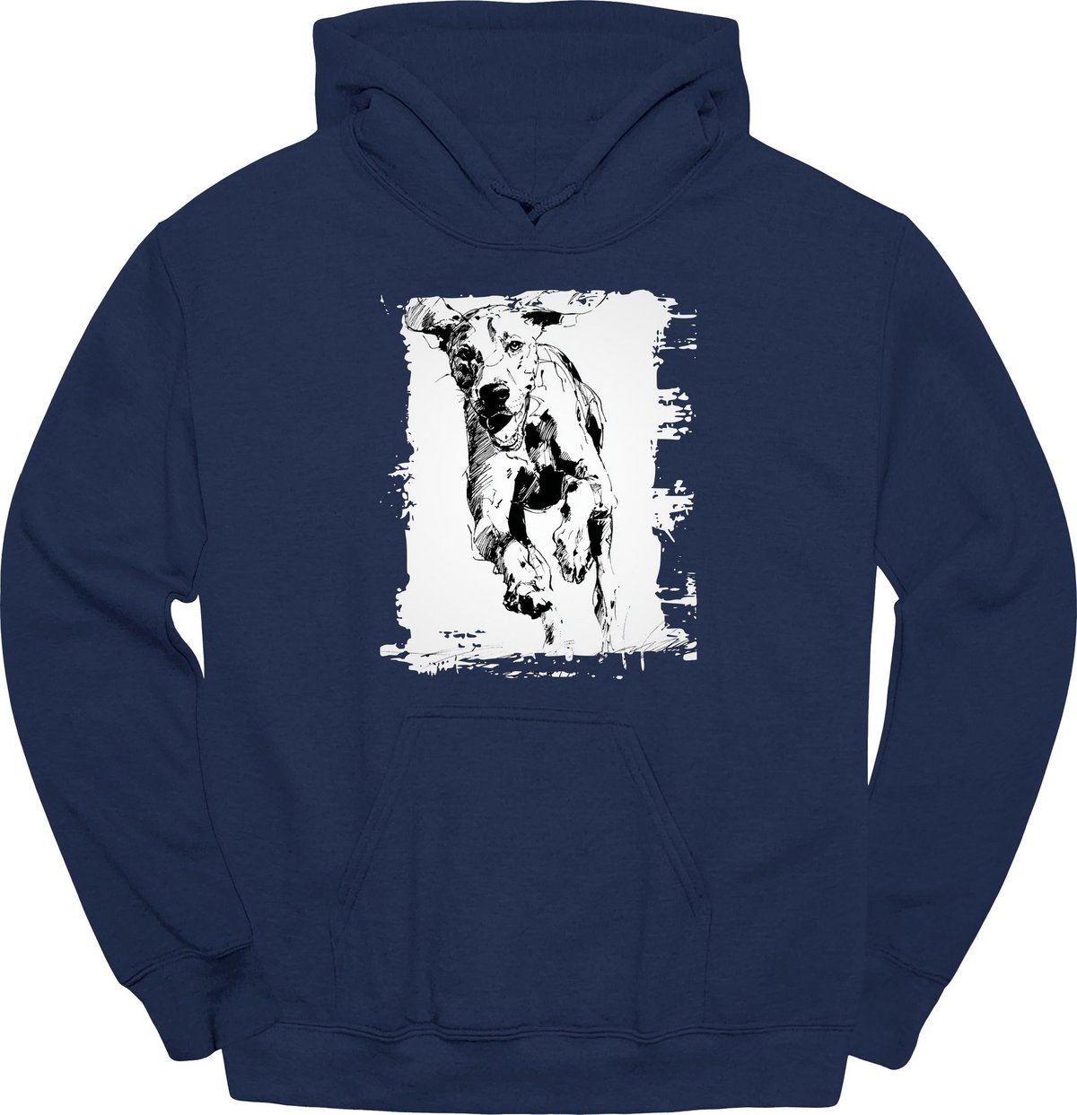 Bracco Italiano Running Dog Hoodie Gift For Dog Lover