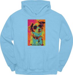 Brittany Spaniel Punk Dog Hoodie Gift For Dog Lover