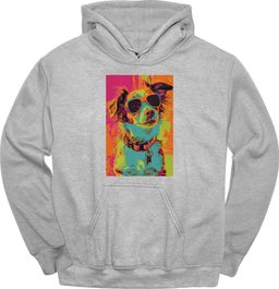 Brittany Spaniel Punk Dog Hoodie Gift For Dog Lover