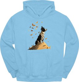 Border Collie Fall Dog Hoodie Gift For Dog Lover