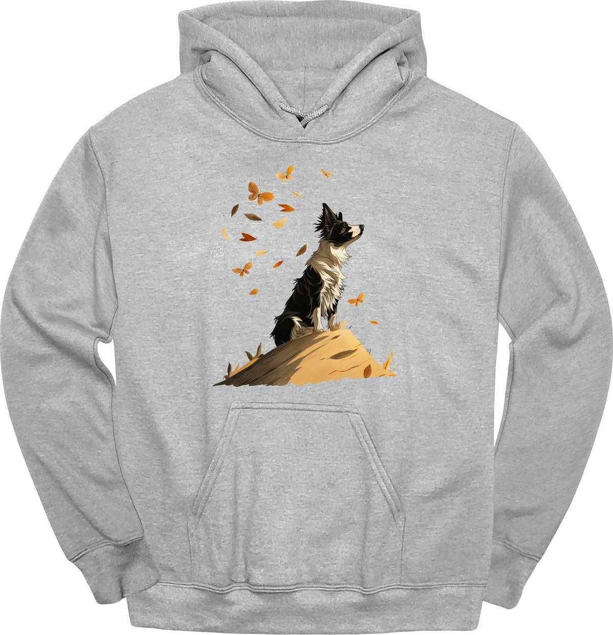 Border Collie Fall Dog Hoodie Gift For Dog Lover