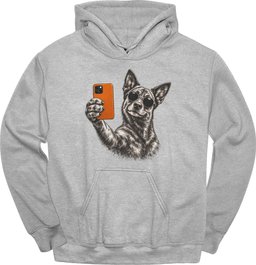 Dutch Shepherd Selfie Dog Hoodie Gift For Dog Lover