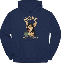 Chihuahua Not Today Hoodie Gift For Dog Lover
