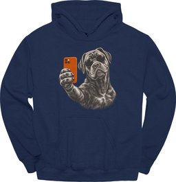 Cane Corso Selfie Dog Hoodie Gift For Dog Lover