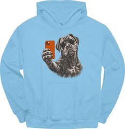 Cane Corso Selfie Dog Hoodie Gift For Dog Lover