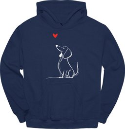 Dachshund Sketch Dog Hoodie Gift For Dog Lover