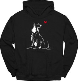 English Springer Spaniel Sketch Dog Hoodie Gift For Dog Lover