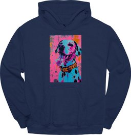 Dalmatian Punk Dog Hoodie Gift For Dog Lover
