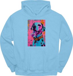 Dalmatian Punk Dog Hoodie Gift For Dog Lover