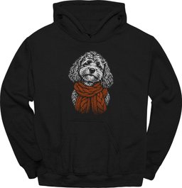 Cavapoo Winter Dog Hoodie Gift For Dog Lover