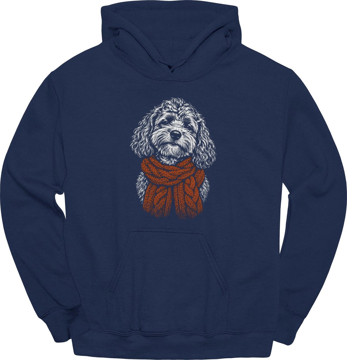 Cavapoo Winter Dog Hoodie Gift For Dog Lover