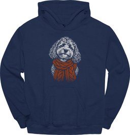 Cavapoo Winter Dog Hoodie Gift For Dog Lover