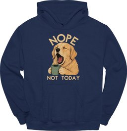Golden Retriever Not Today Hoodie Gift For Dog Lover