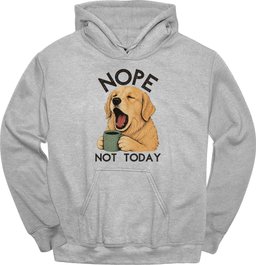 Golden Retriever Not Today Hoodie Gift For Dog Lover