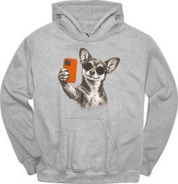 Chiweenie Selfie Dog Hoodie Gift For Dog Lover
