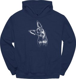 Chiweenie Tilted Dog Hoodie Gift For Dog Lover