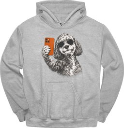 Cockapoo Selfie Dog Hoodie Gift For Dog Lover
