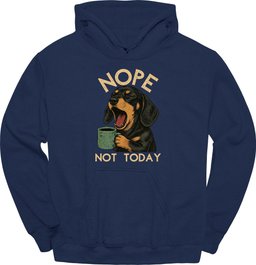 Dachshund Not Today Hoodie Gift For Dog Lover