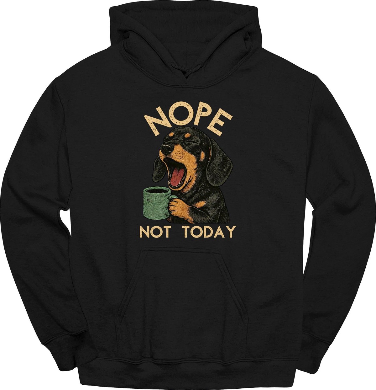 Dachshund Not Today Hoodie Gift For Dog Lover
