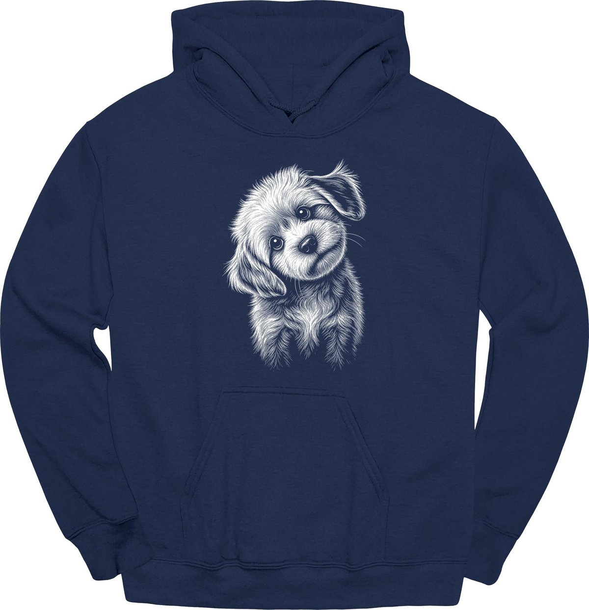 Cavachon Tilted Dog Hoodie Gift For Dog Lover
