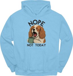 Cavalier King Charles Spaniel Not Today Hoodie Gift For Dog Lover