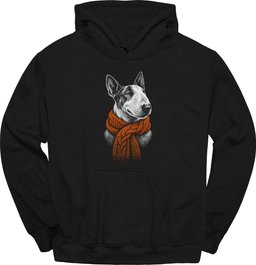 Bull Terrier Winter Dog Hoodie Gift For Dog Lover