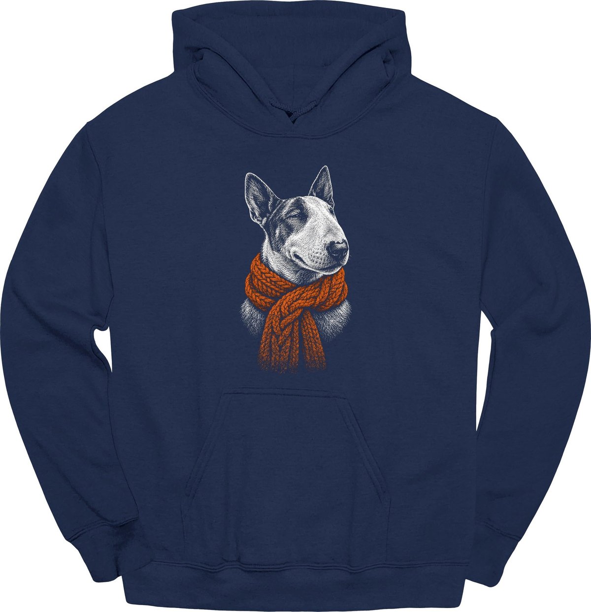 Bull Terrier Winter Dog Hoodie Gift For Dog Lover