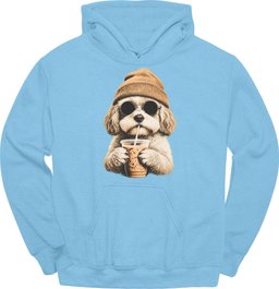 Cavachon Hipster Dog Hoodie Gift For Dog Lover